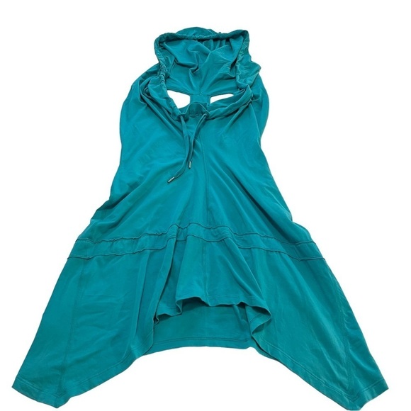 Lululemon Hooded T Back Tank Swim Beach Cover Up Dress L boho vacation - Picture 2 of 14